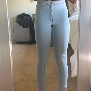 Light wash Zara jeggings